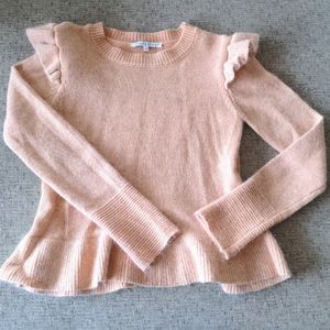 Endless Rose Pink Ruffle Sweater